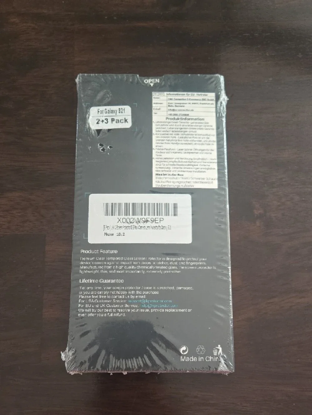 LK Glass Screen Protector - Samsung S21 - Unopened